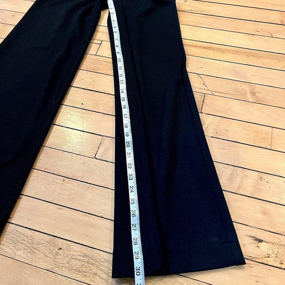 Anthropologie Black Wide-Leg Trousers 26" Waist - Picture 7 of 9